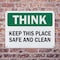 Signmission Safety Culture Sign, 18 in Width, Plastic, Rectangle OS-2PACK-TS-P-1218-L-19621 - alternate 5